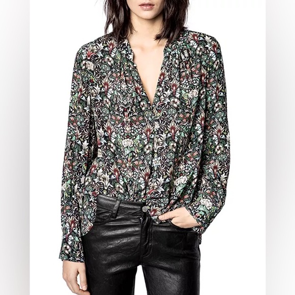 Zadig & Voltaire Tops - Zadig & Voltaire | Tink Kaleido Print Blouse